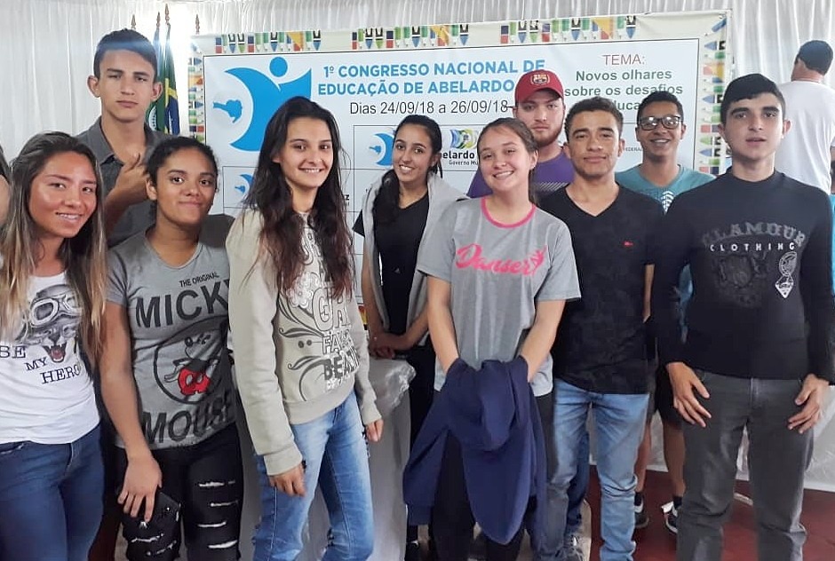 Aprendizes participam do 1º Congresso Nacional de Educação em Abelardo Luz
