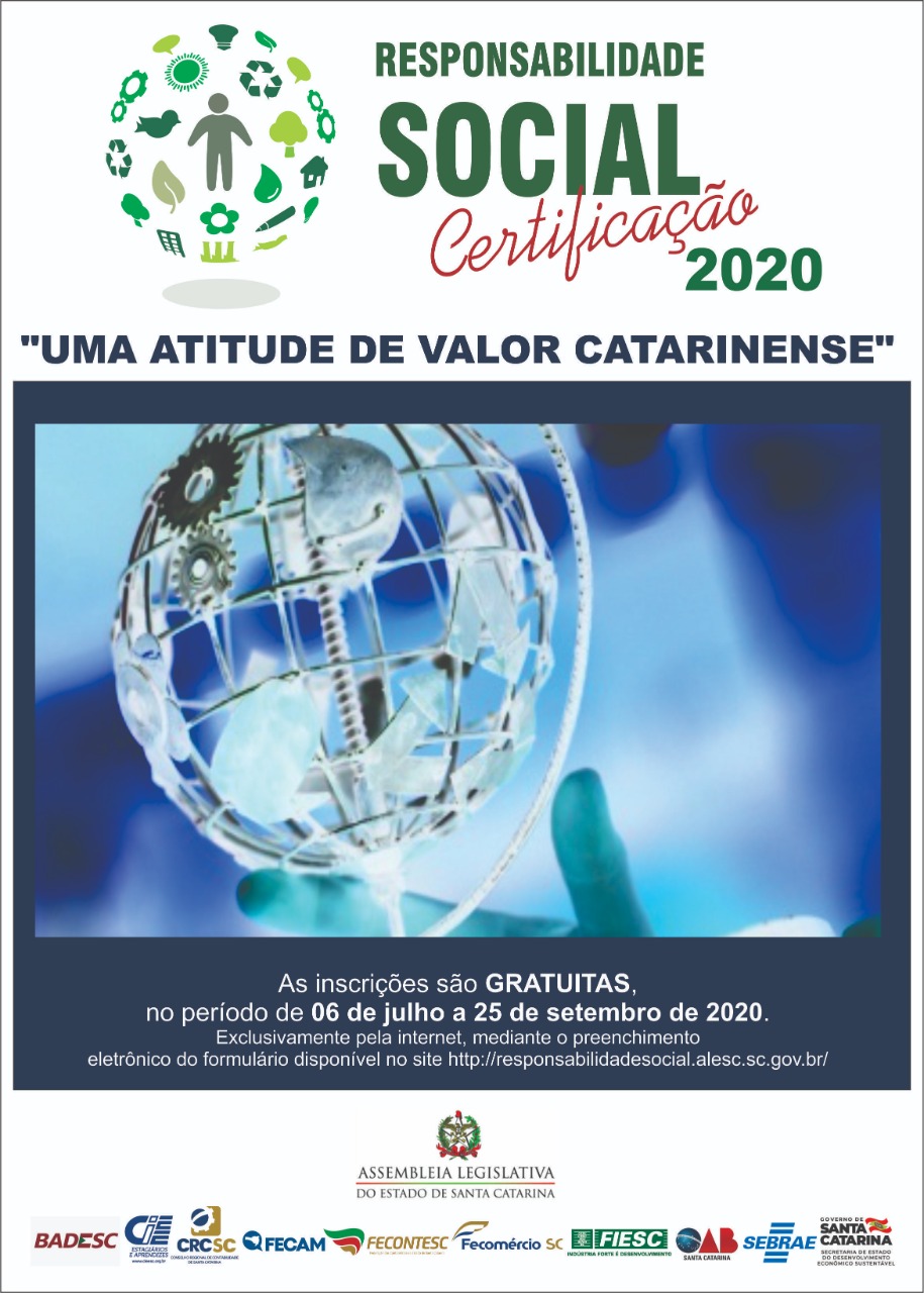 CERTIFICAÇÃO DE RESPONSABILIDADE SOCIAL 2020