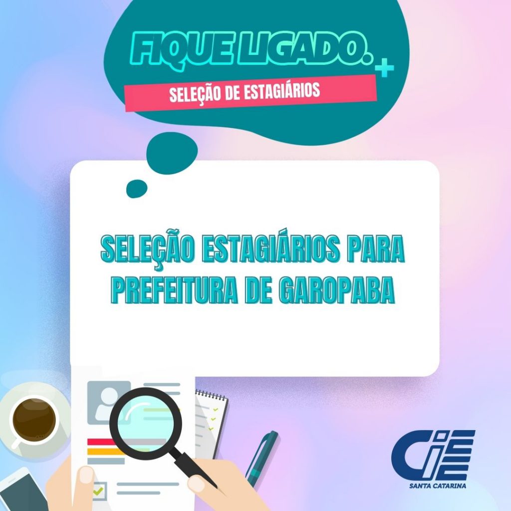 Vagas de estágio na Secretaria de Educação de Garopaba